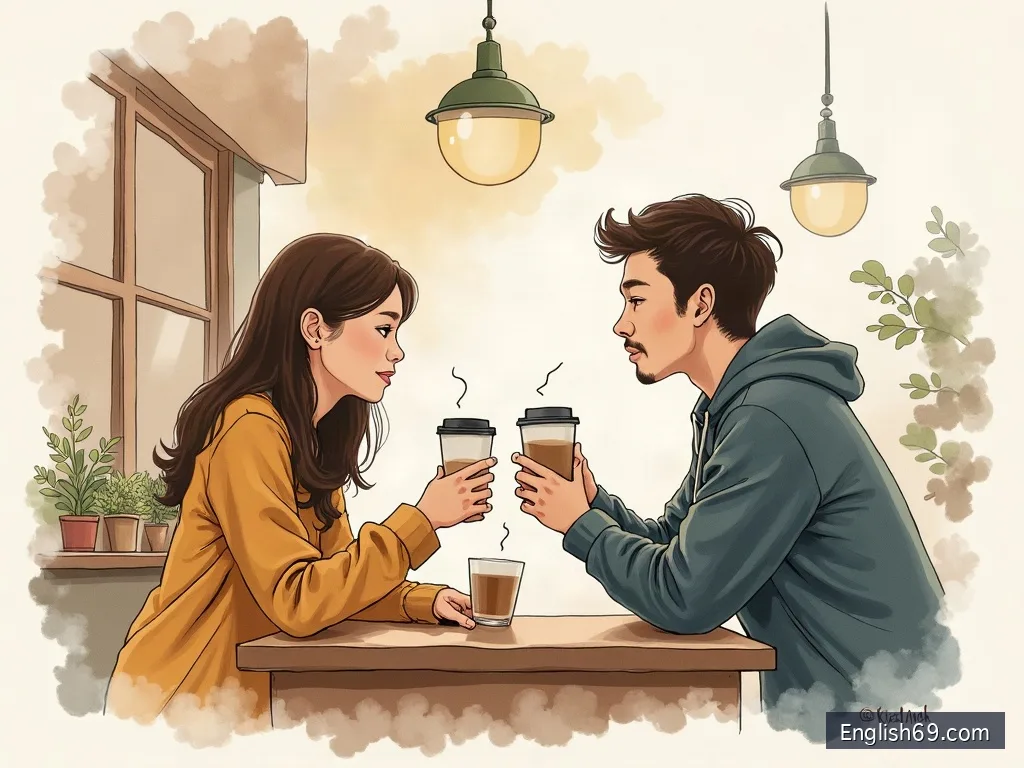 บทสนทนาภาษาอังกฤษ: การสั่งกาแฟในคาเฟ่ (Ordering Coffee at a Cafe)